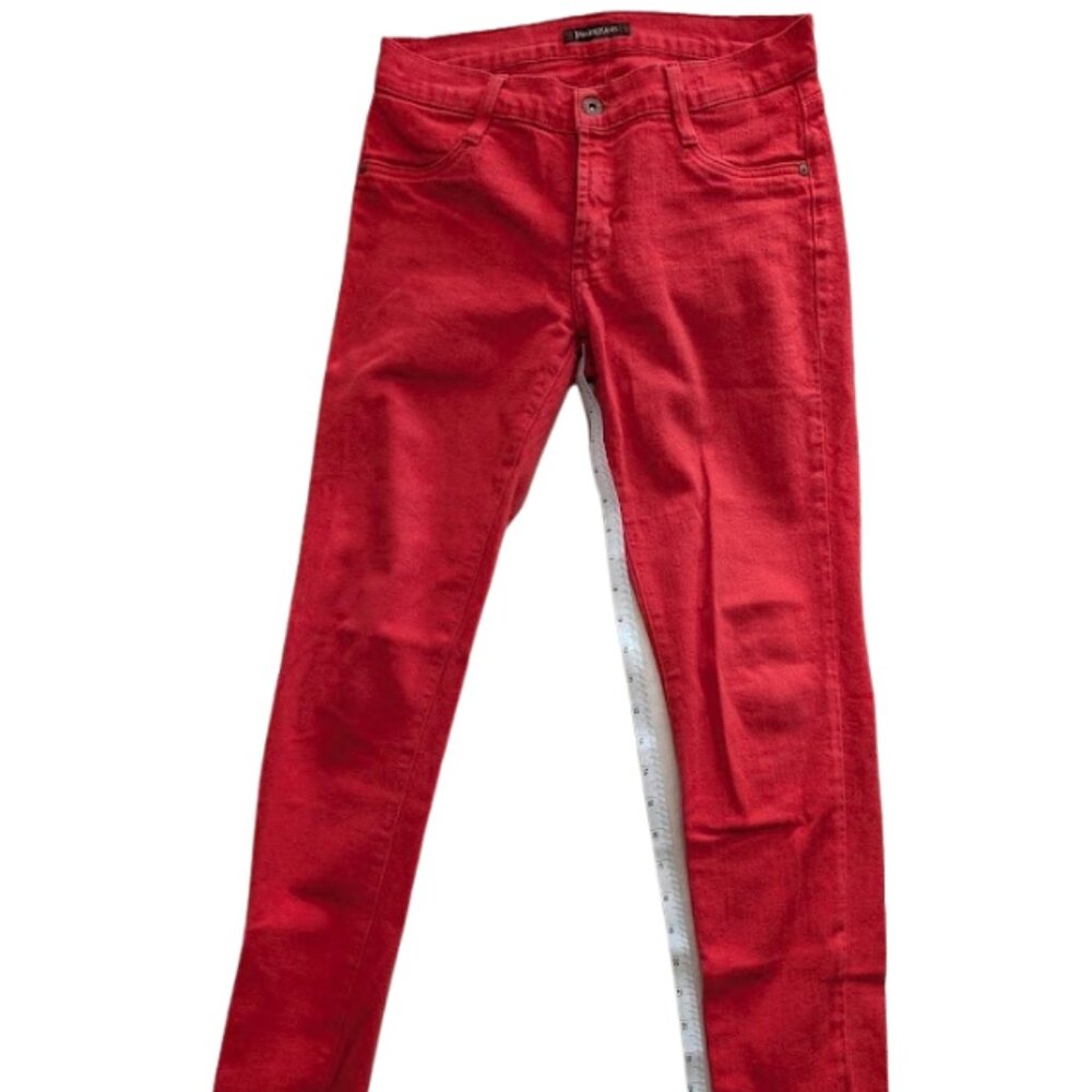 James Jeans Twiggy Skinny Jeans | Red Scarlet | Size 29